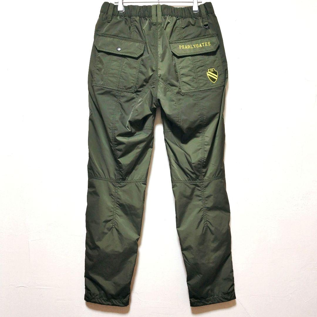 【美品】パーリーゲイツ ソロテックス タフタパンツ サイズ5 カーキ 防風