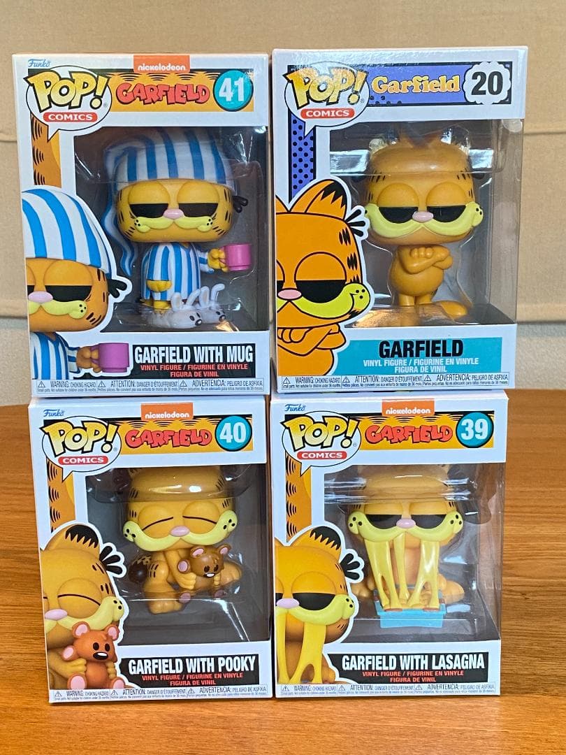 ガーフィールド フィギュア 4体セット FUNKO POP ファンコポップ