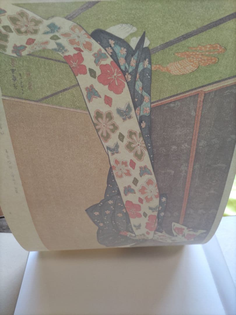 新版 橋口五葉集 夏装の娘 丹青社版 美人画 木版画 大判