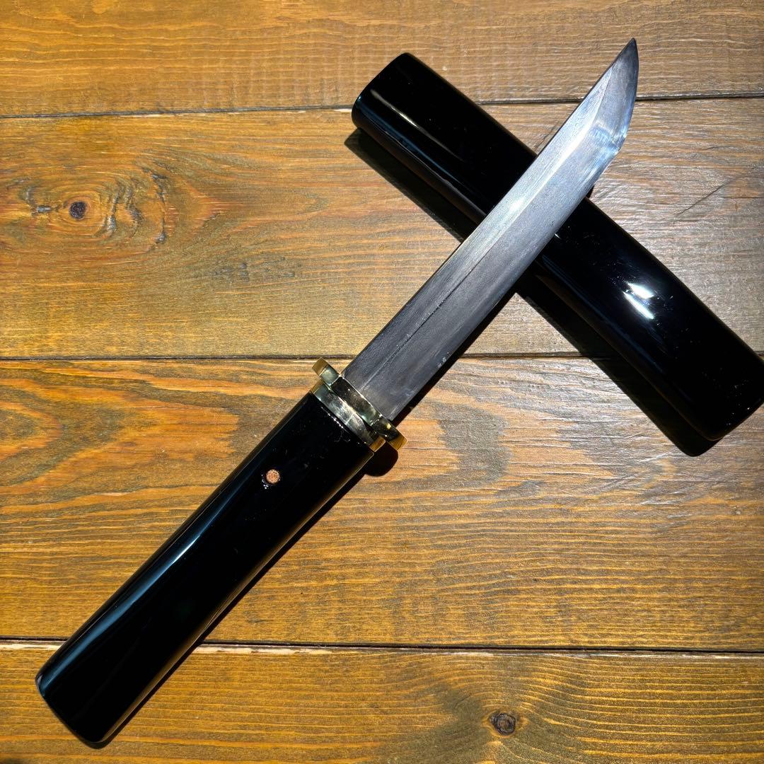 日本刀残欠クラフトナイフNo.84 筑前国住宗次 切先