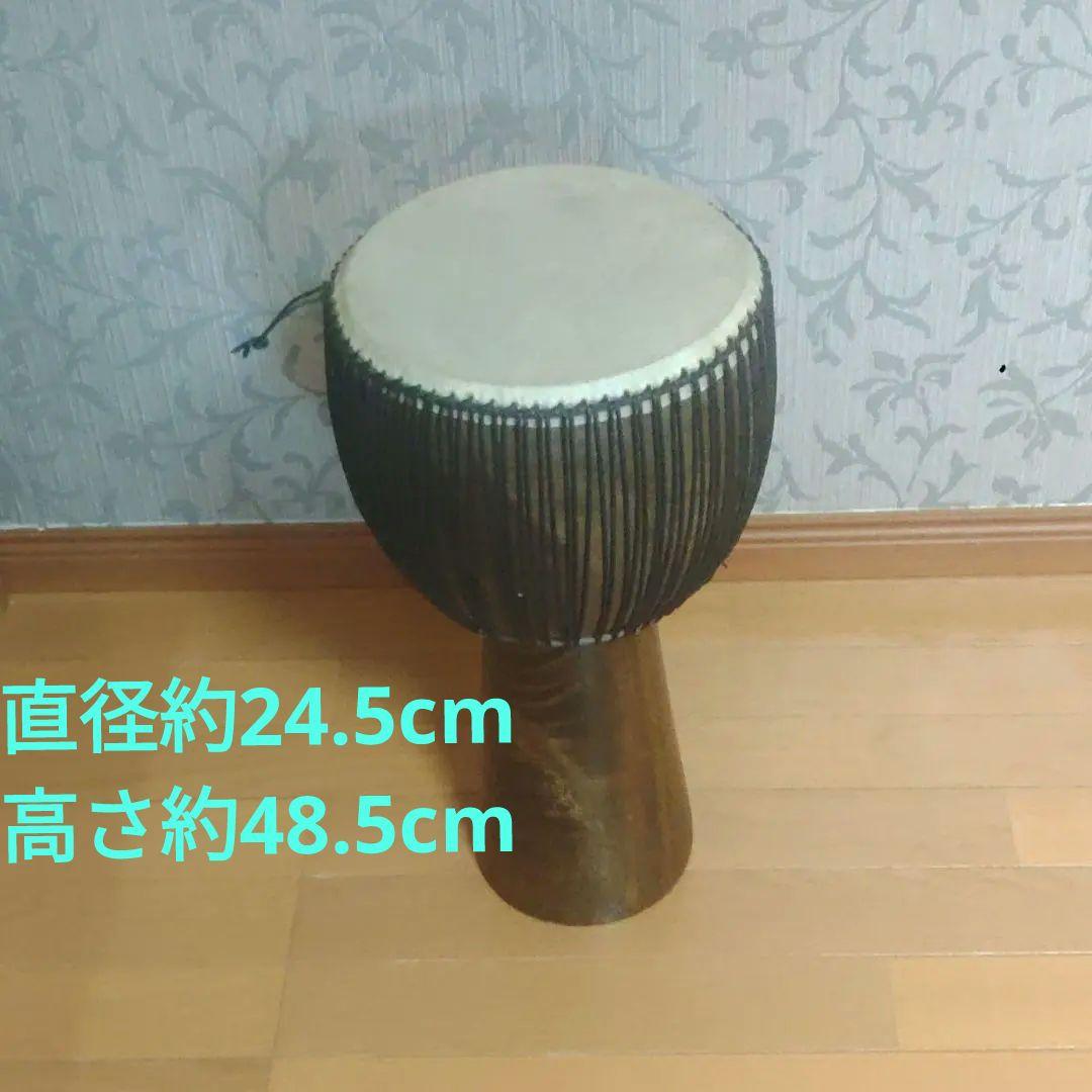 hana kumi　ジャンベ　直径約24.5cm高さ約48.5cm　　②