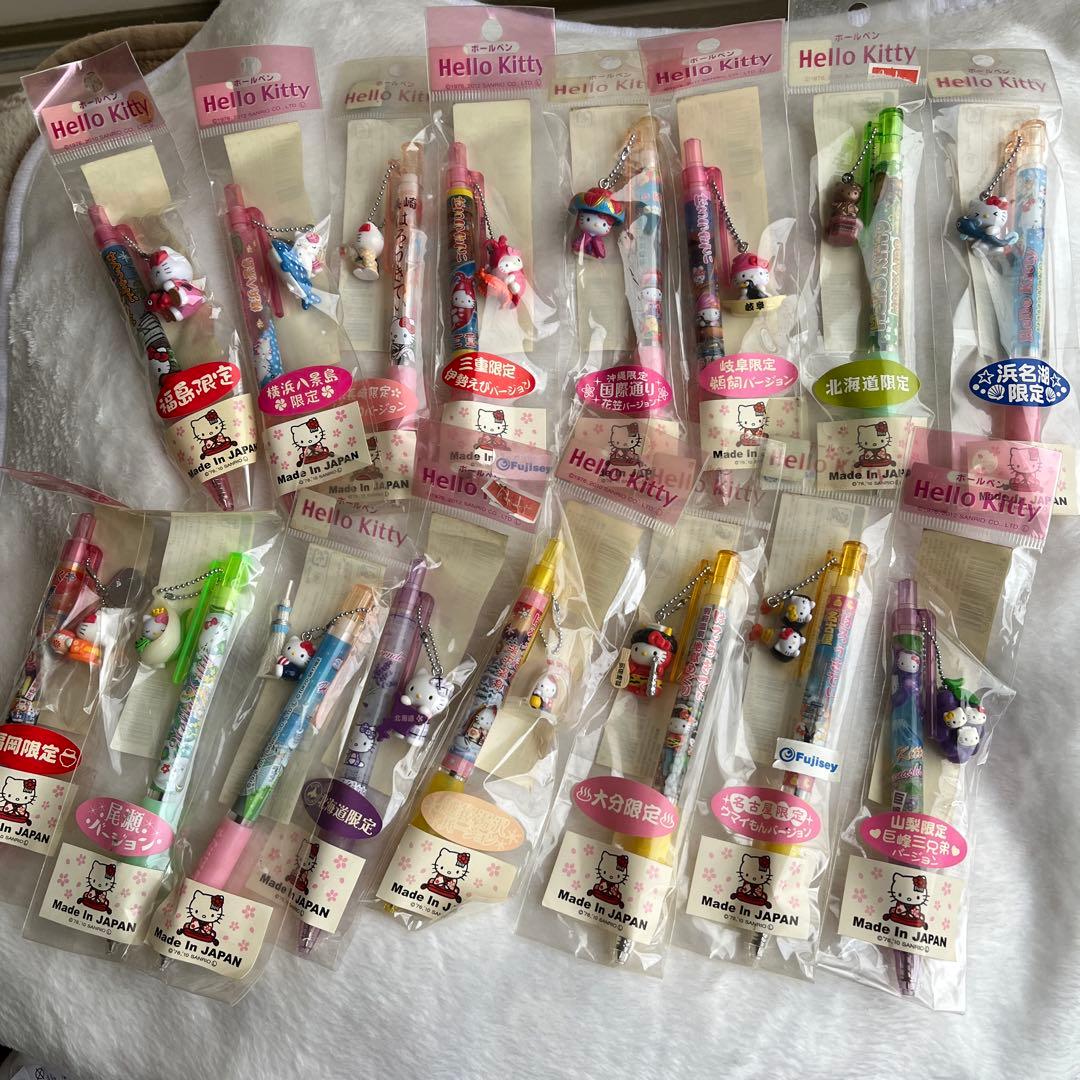 Hello Kitty ご当地ボールペン 16本セット
