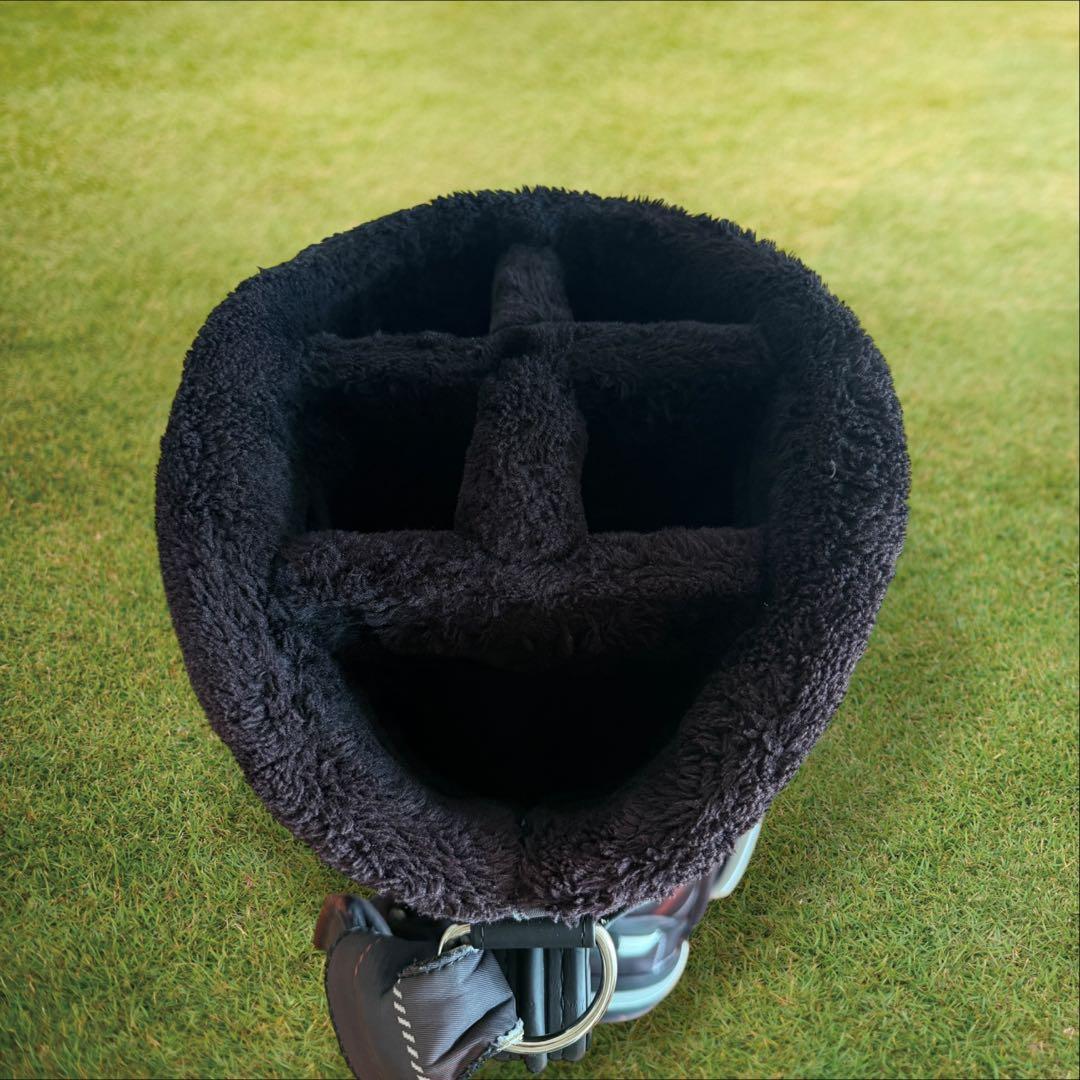 現行モデル　限定品　パーリーゲイツ　キャディバッグ　ノバチェック　ダークブラウン