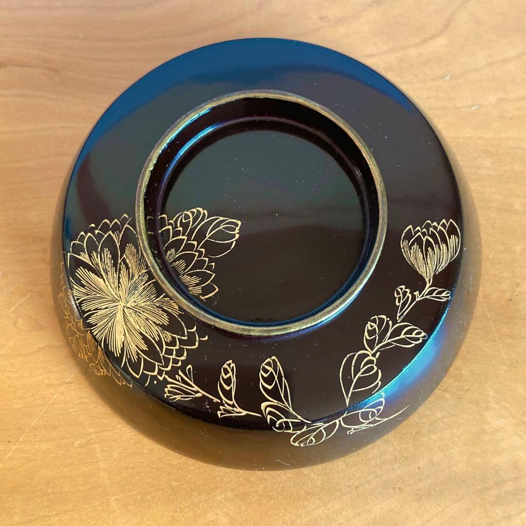 輪島塗 蔵出し 吸物椀4客 江戸安政年間 アンティーク 時代物 箱入 国産