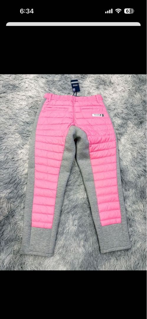 muta marineピンク/グレー キルティングセットアップ　サイズ5(M)