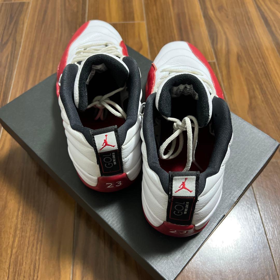 Air Jordan 12 ホワイト/レッド 23 ゴルフシューズ