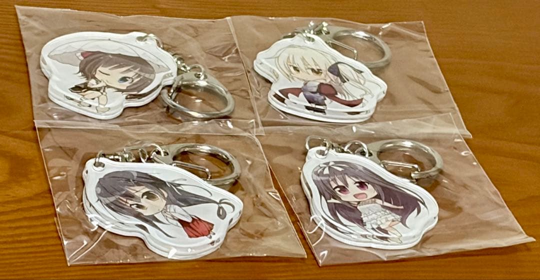 アマツツミとらのあな特典アクリルキーホルダー4種セット