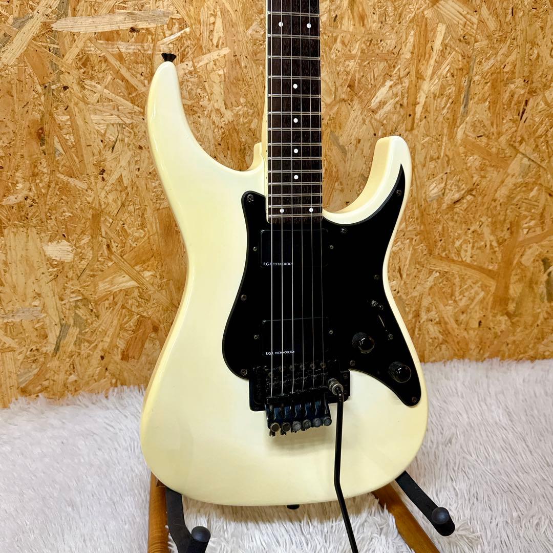Lシリアル FERNANDES FR-75 白ロゴFGI 2ハムバッカー