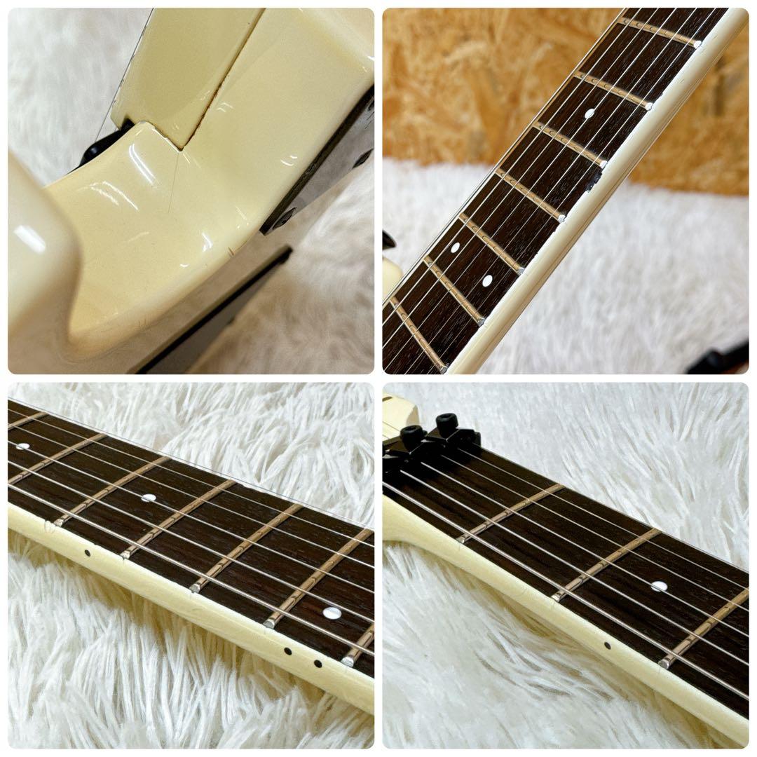 Lシリアル FERNANDES FR-75 白ロゴFGI 2ハムバッカー