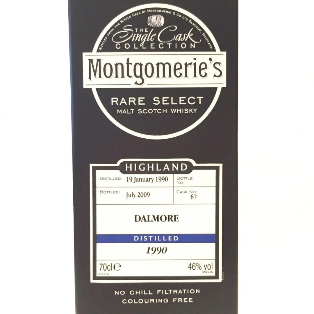 オールドボトル ダルモア 1990-2009 モンゴメリー 700ml 46％