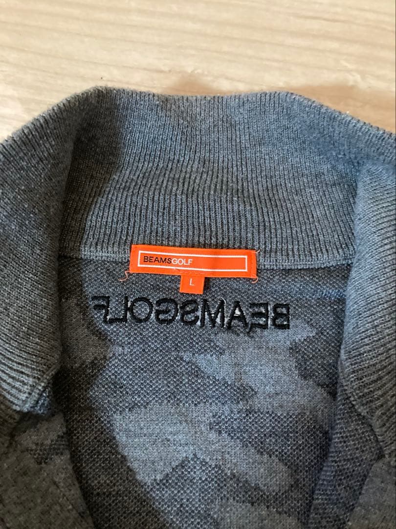 BEAMS GOLF ビームスゴルフ 迷彩柄 ニット ジャケットL