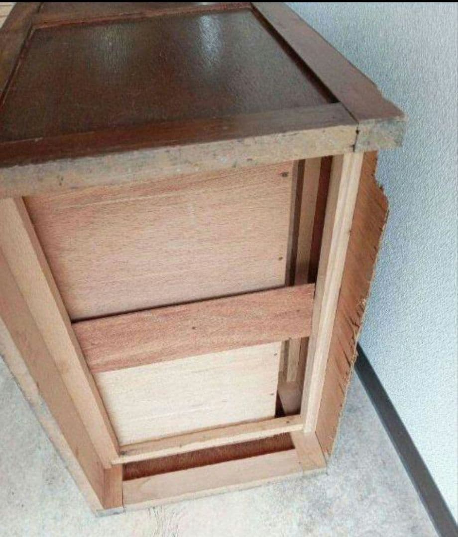 【昭和レトロ】飾り棚 食器棚 キャビネット インテリア 小箪笥 木製家具 引出