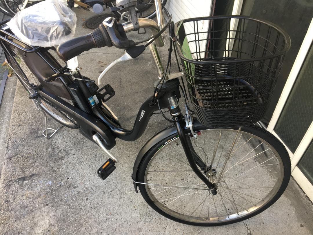 地域限定送料無料　パス　ウィズ　12,3AH　子供乗せ　黒　神戸市　電動自転車