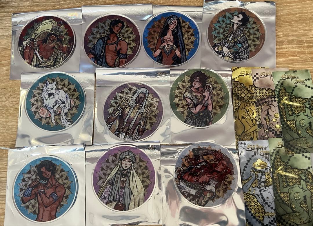 アニメイト スルタンのゲーム グラッテ アクリルコースター 特典フルセット