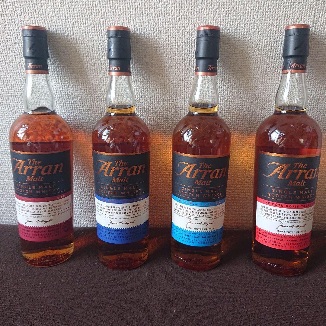 アラン カスクフィニッシュ 旧ボトル 4本セット シングルモルト