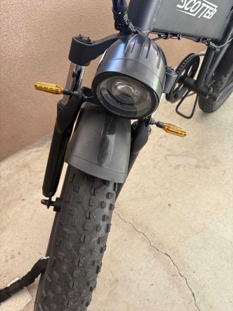 ジャンク品　SCOTTEB 電動アシスト自転車 e-bike折りたたみ式 黒