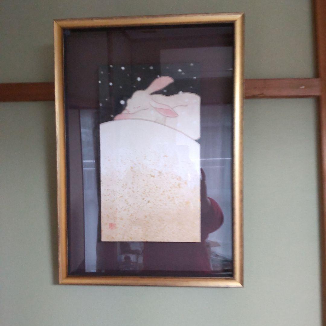 2月セール 日本画 玉井伸弥作 しんしんと