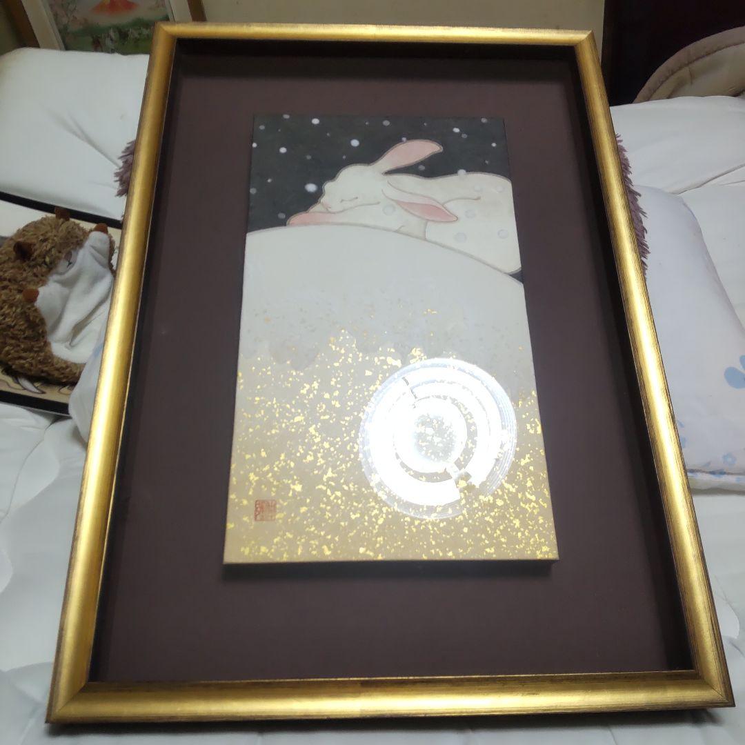 2月セール 日本画 玉井伸弥作 しんしんと