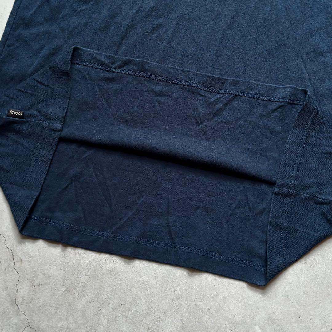 rough&swell ラフアンドスウェル タートルネック長袖シャツ ロゴ刺繍