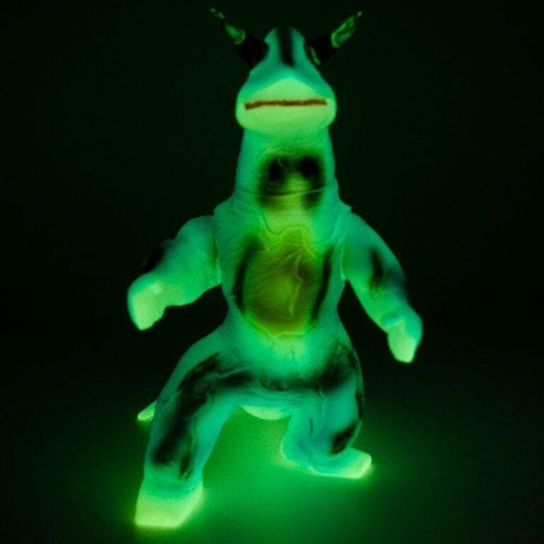 ブルマァク 蓄光 エレキング 復刻 ソフビ マーミット ベアモデル マルサン