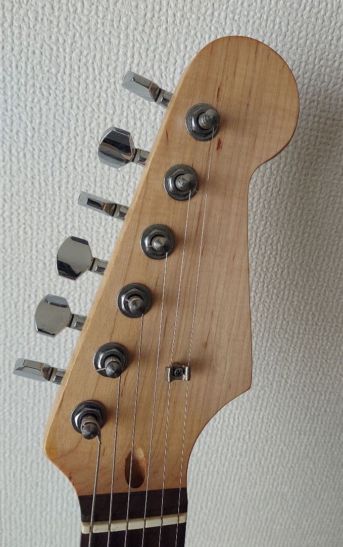 ターボ・ブレンダー回路　ストラトキャスター　トラ目ネック　オレンジドロップ