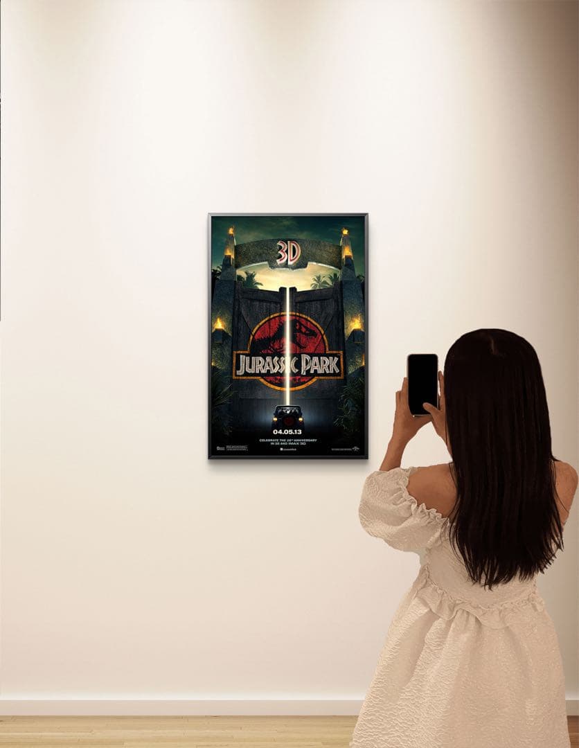 *枚数限定*映画館用片面印刷ポスターUS版:ジュラシックパーク 3Dバージョン