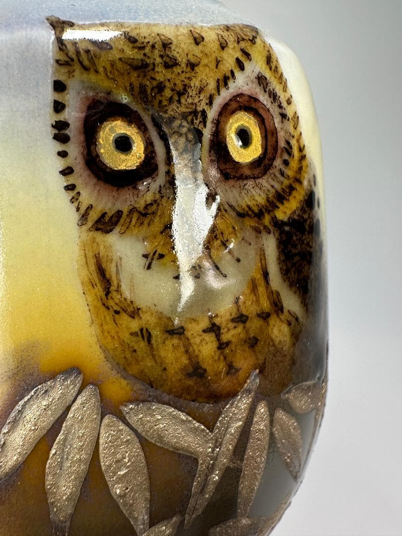 日本美術　茶道具　蓋付小壺　茶入　伊藤北斗作　共箱　師：人間国宝 　藤本能道