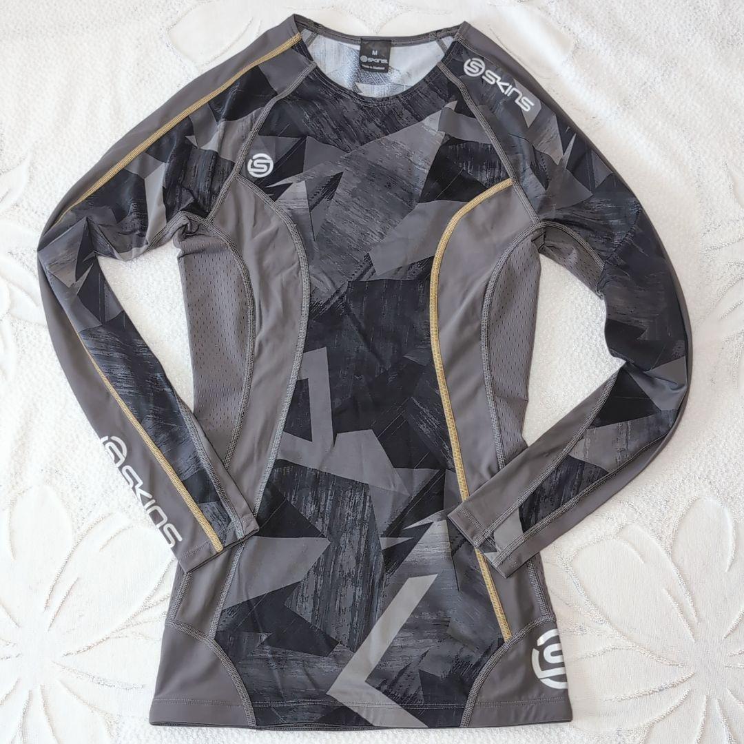 未使用デサント製 SKINS ダイナミック ロングスリーブ 上下M
