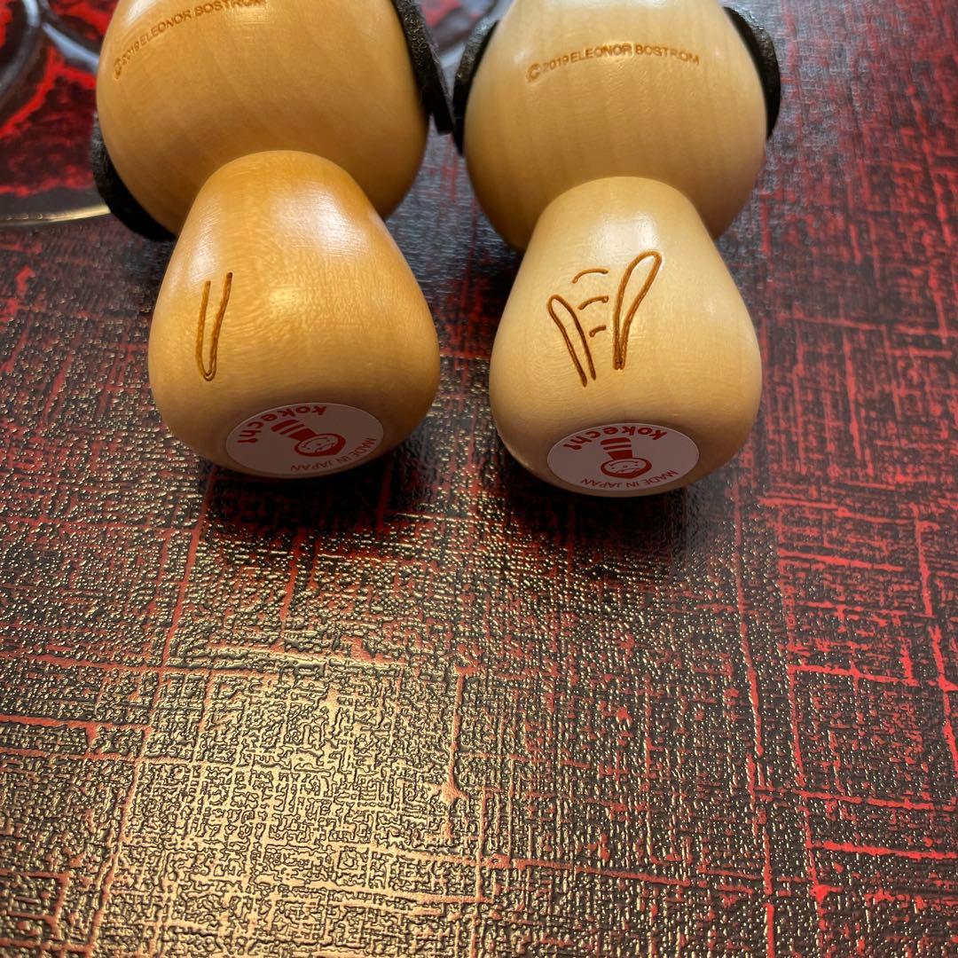 エレオノールボストロム　卯三郎こけし　ぶんぶんこけし　しくしくこけし　人気作家