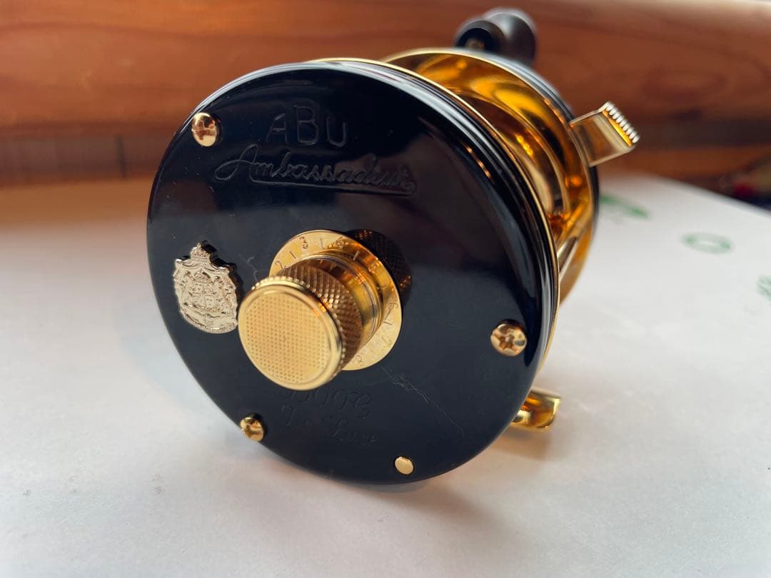 You　アブ アンバサダー Abu 5500CDL 新品未使用　ウッドノブ