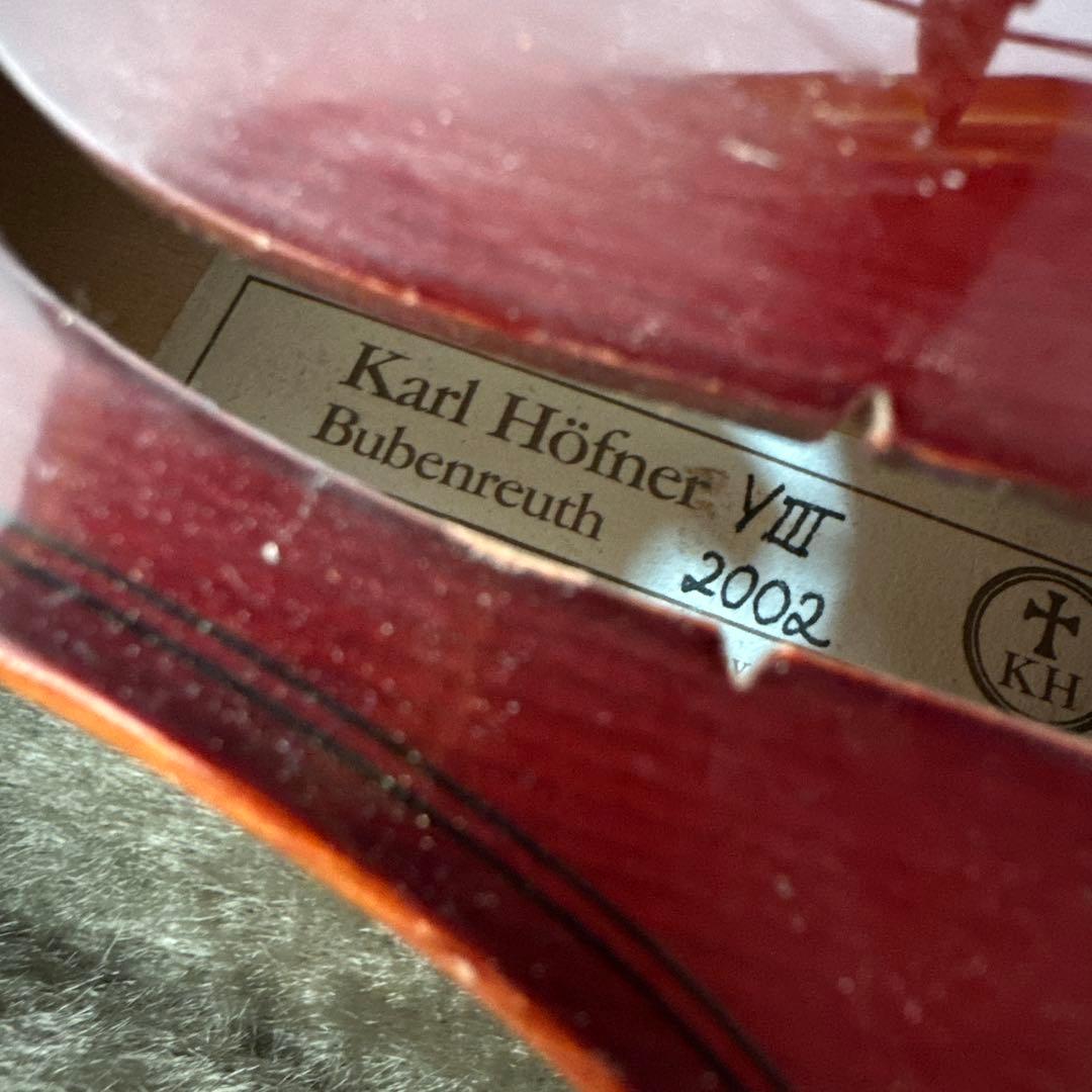 高級 Karl Hofner バイオリン 弓 ケース付属 弦楽器