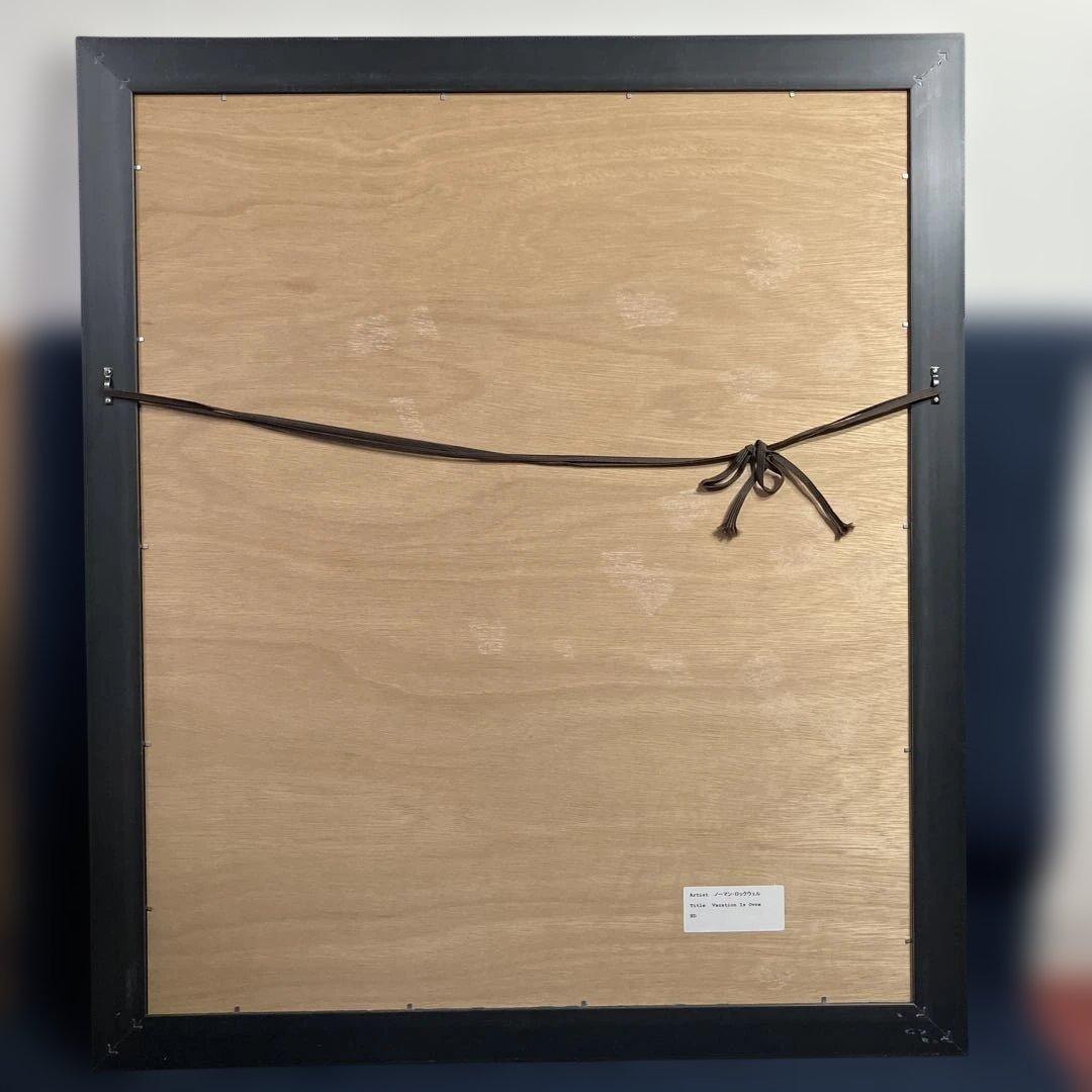 版画　ノーマンロックウェル「Vacation is Over」