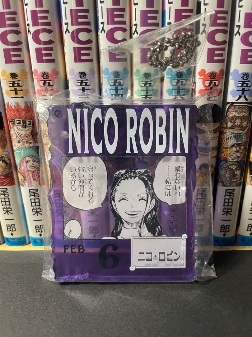【未開封】ロビン　アクリルブロックチャーム　ワンピースベースショップくじ