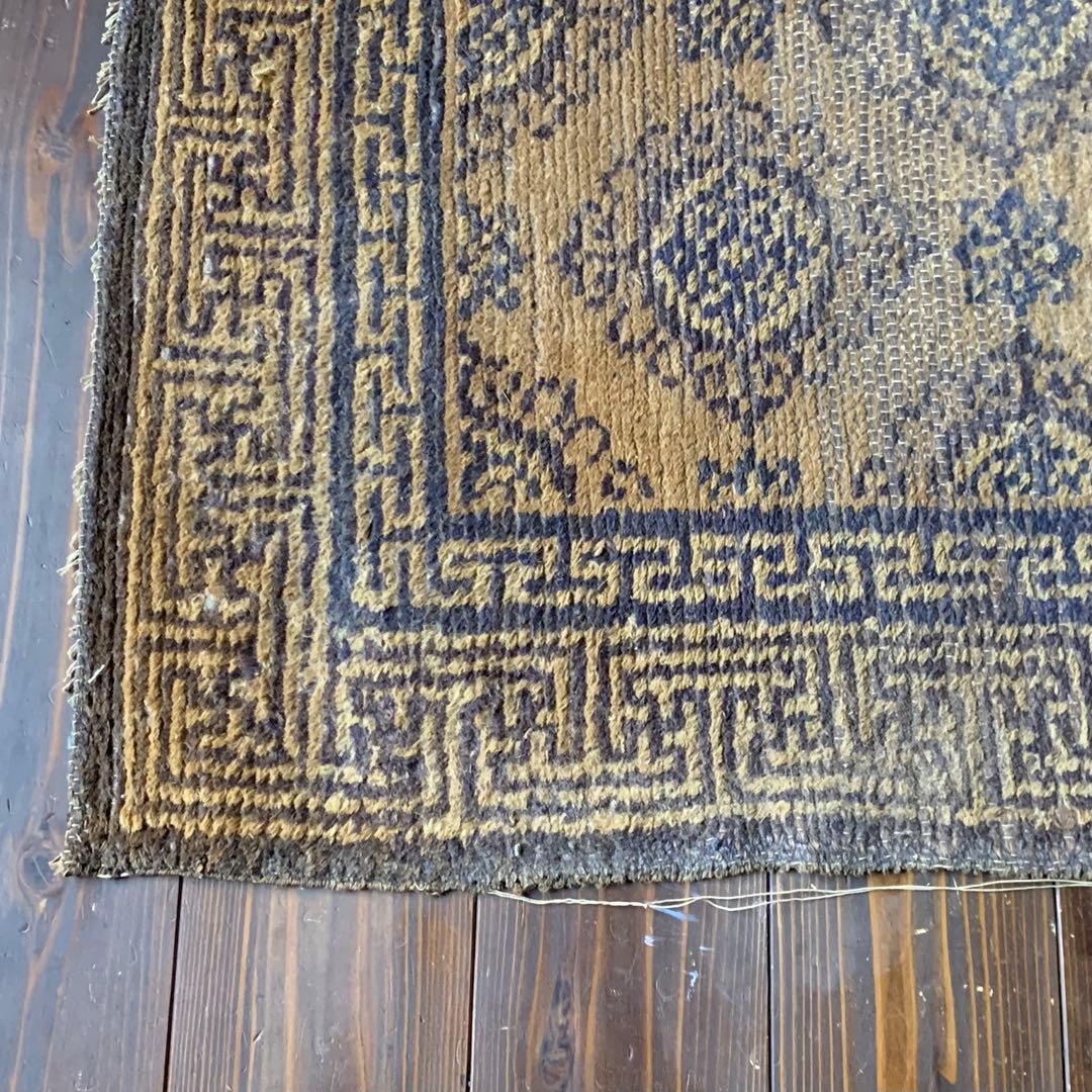 古い 段通 古道具 アンティーク