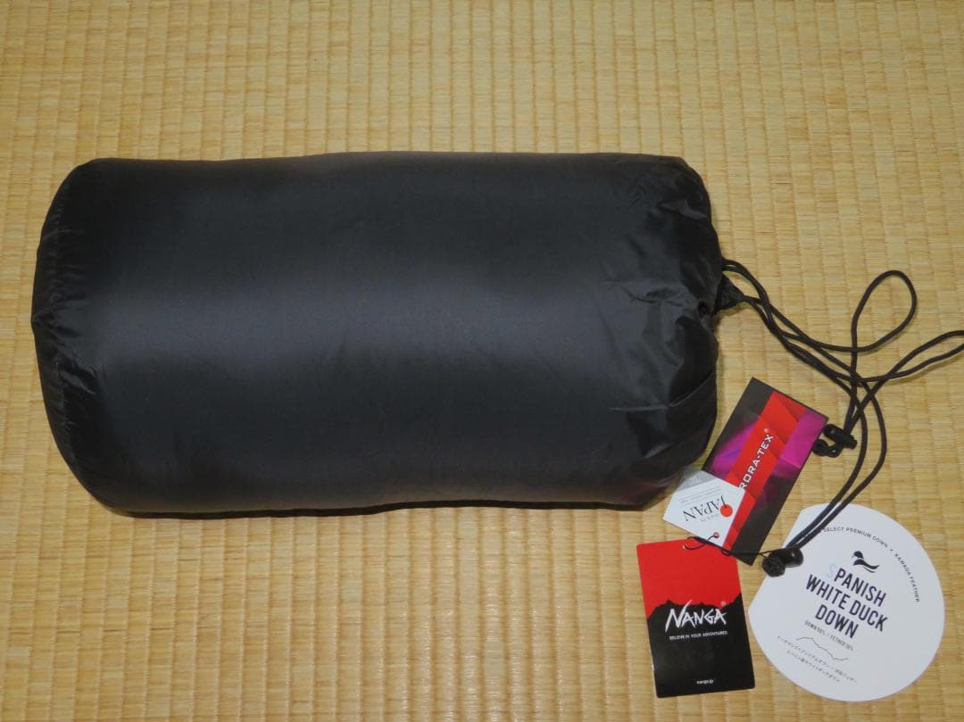 NANGA オーロラ600DXオールブラック　レギュラー