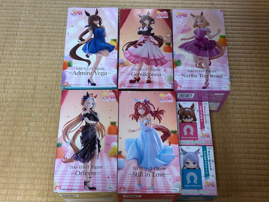 ラウンドワン限定含むウマ娘フィギュア 7体