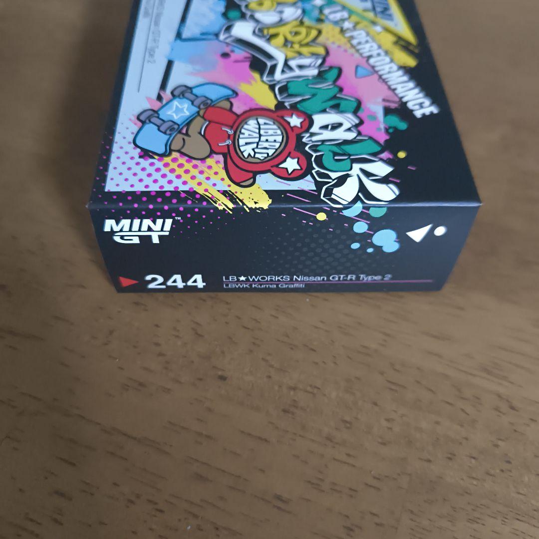 開封品★MINI GT 244 リバティーウォーク GT-R Kuma LBWK