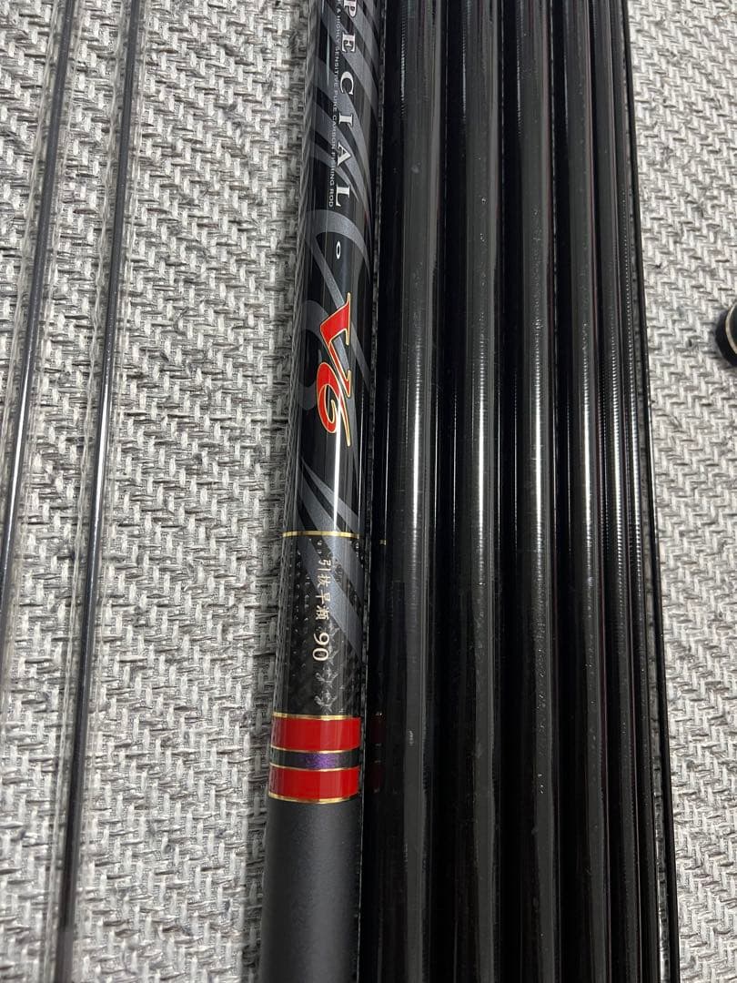 [極美品]がまかつ競技スペシャルV6引抜早瀬90