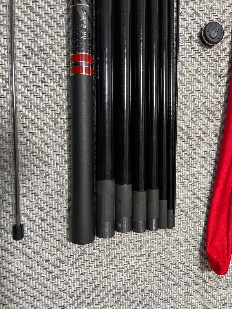 [極美品]がまかつ競技スペシャルV6引抜早瀬90