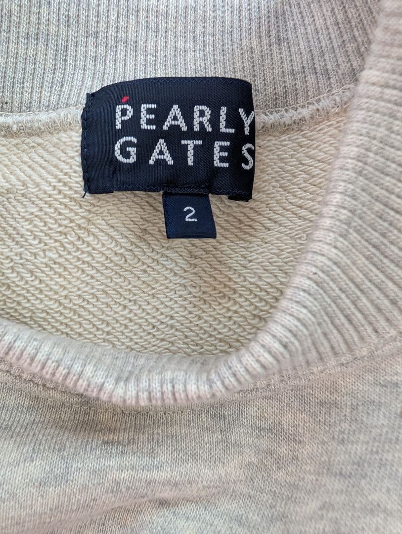 PEARLY GATES グレー トレーナー
