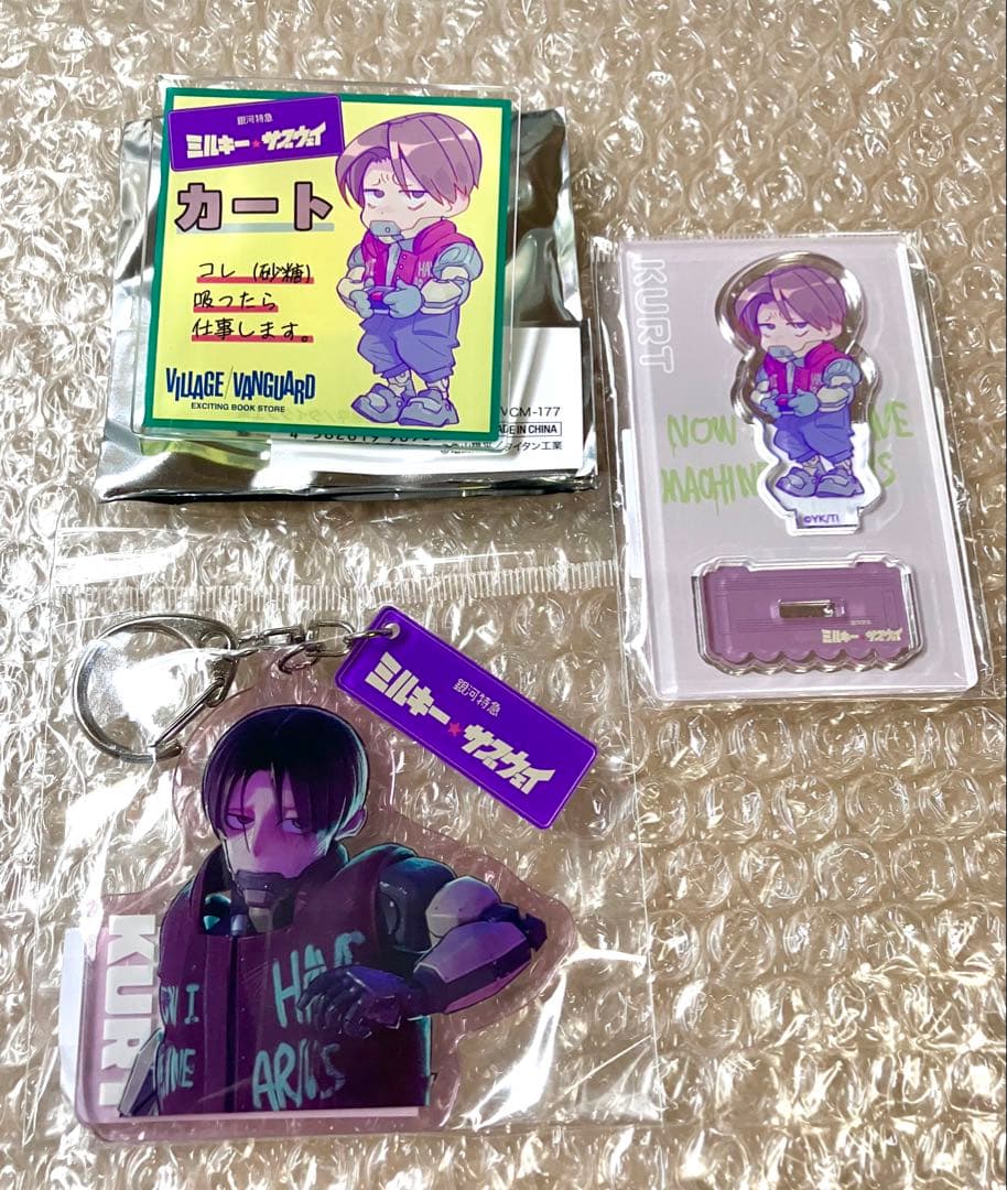 銀河特急ミルキー☆サブウェイ カート カラーアクリルキーホルダー ヴィレヴァン