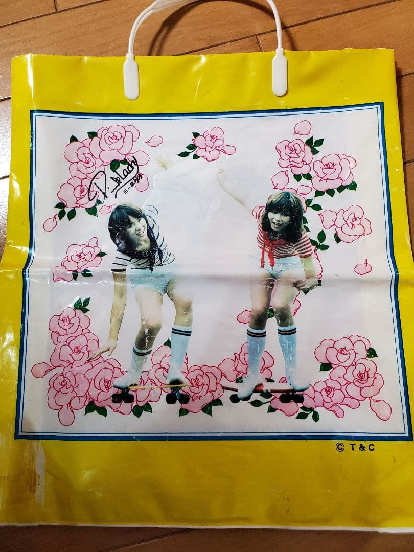 ピンク・レディー 昭和アイドル 写真 ビニールバック