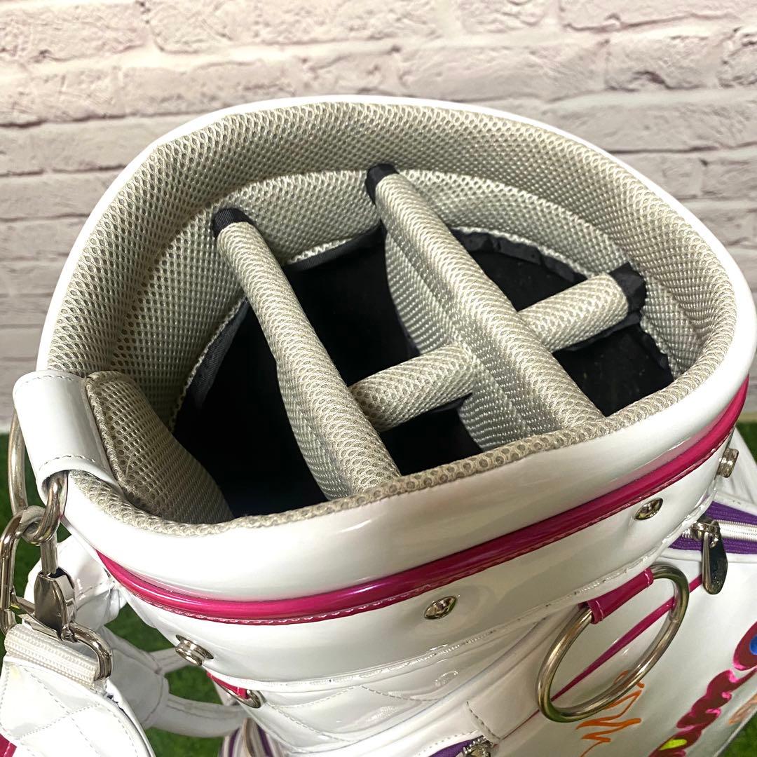 エミリッドバハマ キャディバッグ ホワイト レディース ゴルフ