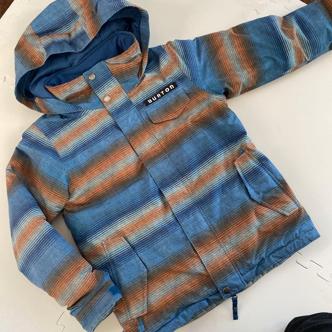 Burton 子供用ウェア Sサイズ ストライプ
