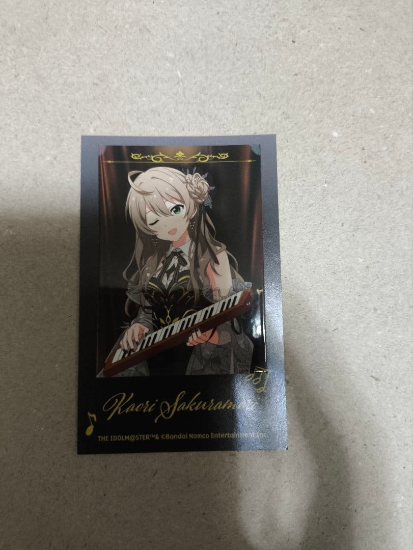 アイドルマスター　ミリオンライブ　インスタントフォト風カード　桜守歌織
