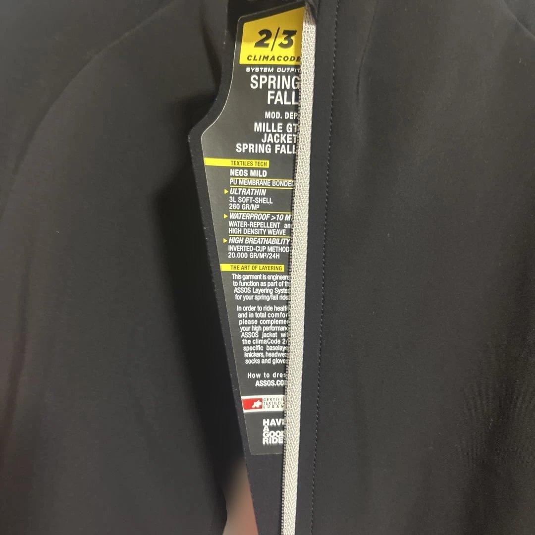 超美品　ASSOS MILLE GT SPRING FALL JACKET