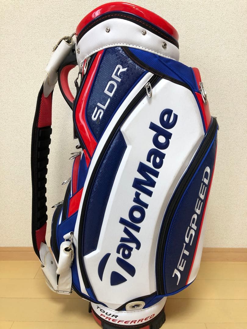 【希少品】TaylorMade　ダブルロゴ　ツアープロ　スタッフバッグ　9.0型