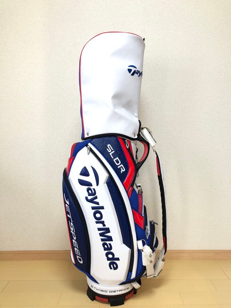 【希少品】TaylorMade　ダブルロゴ　ツアープロ　スタッフバッグ　9.0型