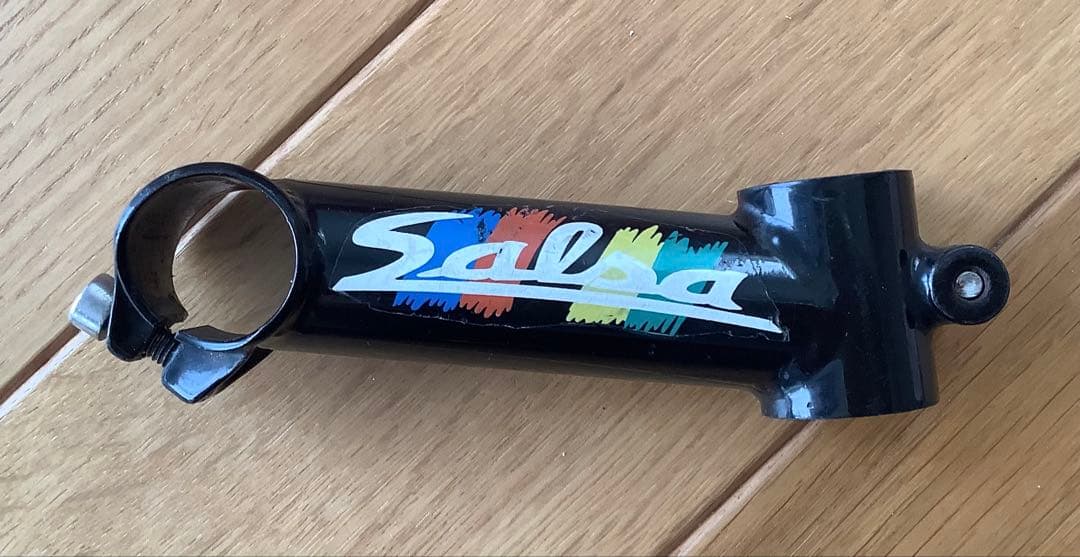 ビンテージ中古 Salsa ステム 黒 ラスタロゴ