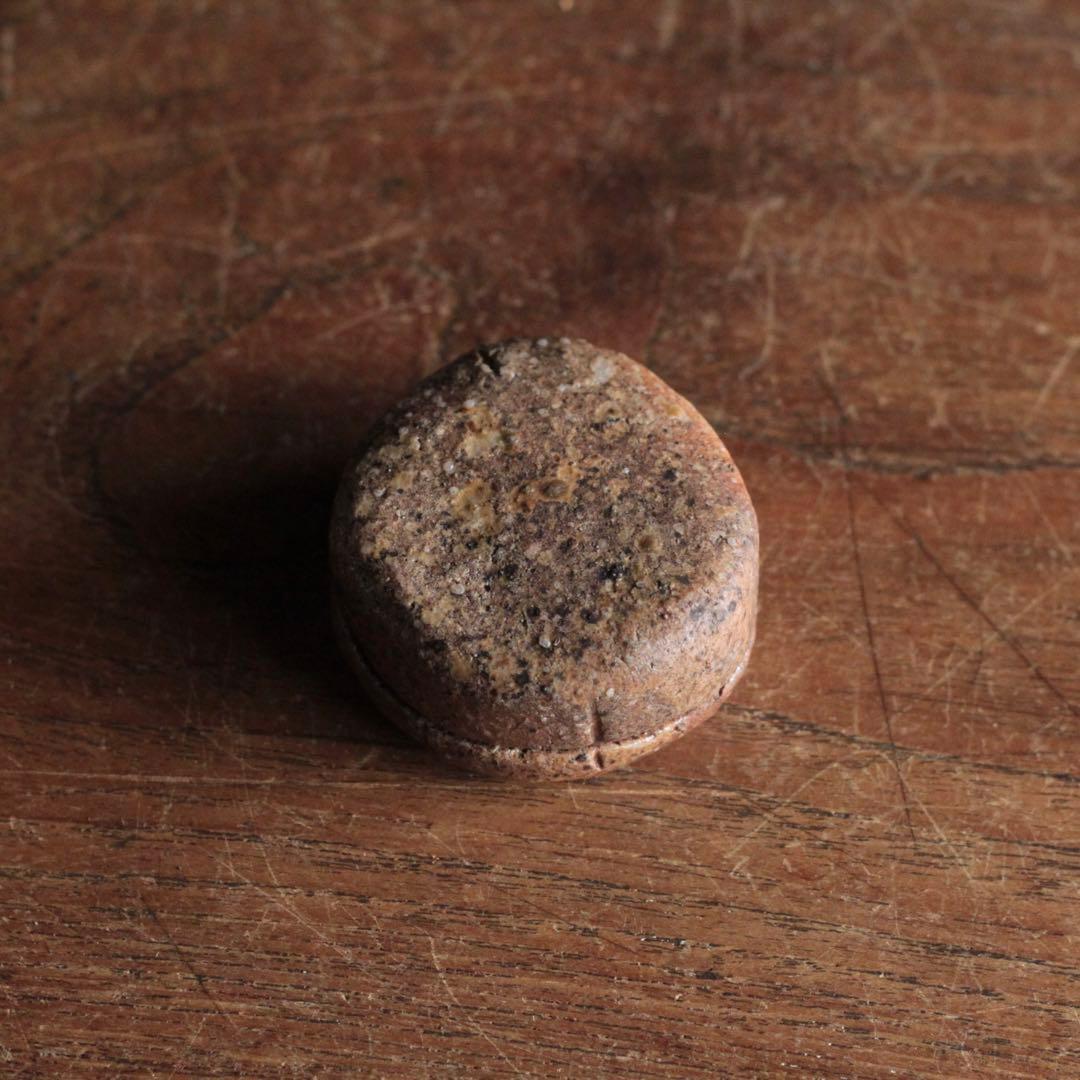 信楽 黴餅 香合 茶道具 古美術 古道具 アンティーク